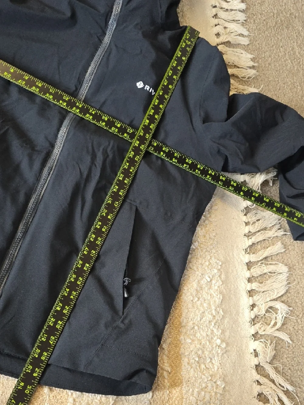 Eddie Bauer Black 3-in-1 Jacket with Rivian Logo Large